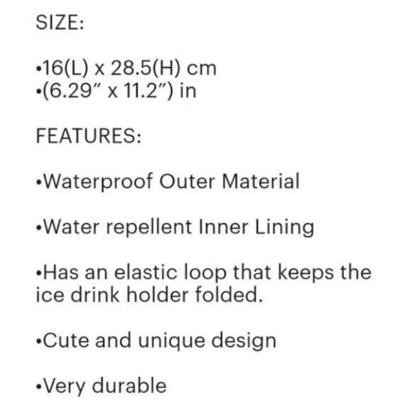 Waterproof Cat Portable Drink Holder Carrier - Picture 8 of 13